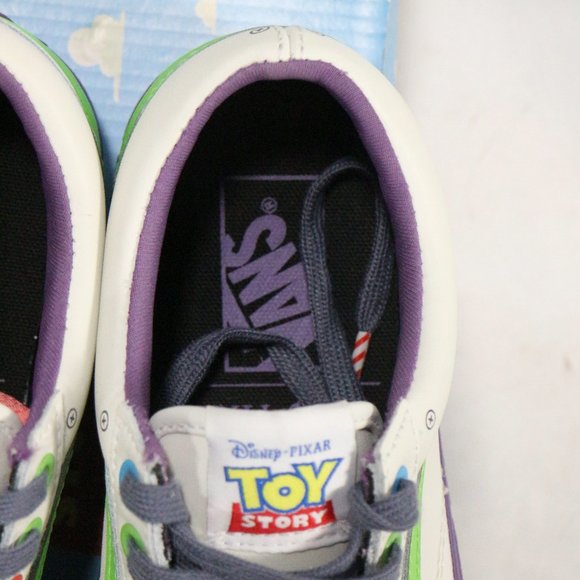 VANS Old Skool Toy Story Buzz Lightyear Sneakers Sz 6.5 M 8 W - Picture 9 of 10